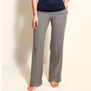 Athleta Bootcut Yoga Pants Bootcut Olive Green Light Brown Plus Size 1X Stretch